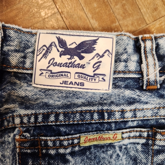 Vintage Boys Jonathan G 80s acid wash high rise jeans - Picture 5 of 6